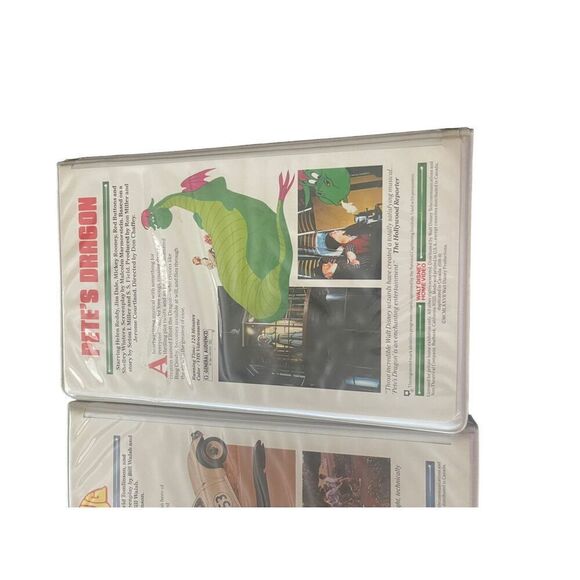 Walt Disney Pete's Dragon and The Love Bug VHS 1977 Clamshell Classic Rare Movie - Picture 8 of 10